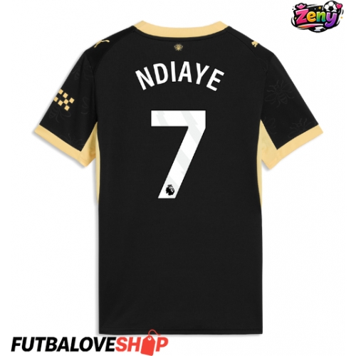 Dres Manchester City Iliman Ndiaye #7 Preč pre Ženy 2026-27 Krátky Rukáv